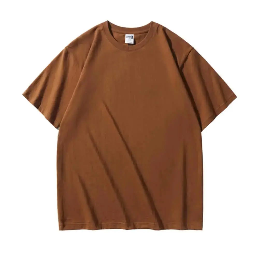 240g Heavy Weight Combed T-Shirt Gray - Image 8
