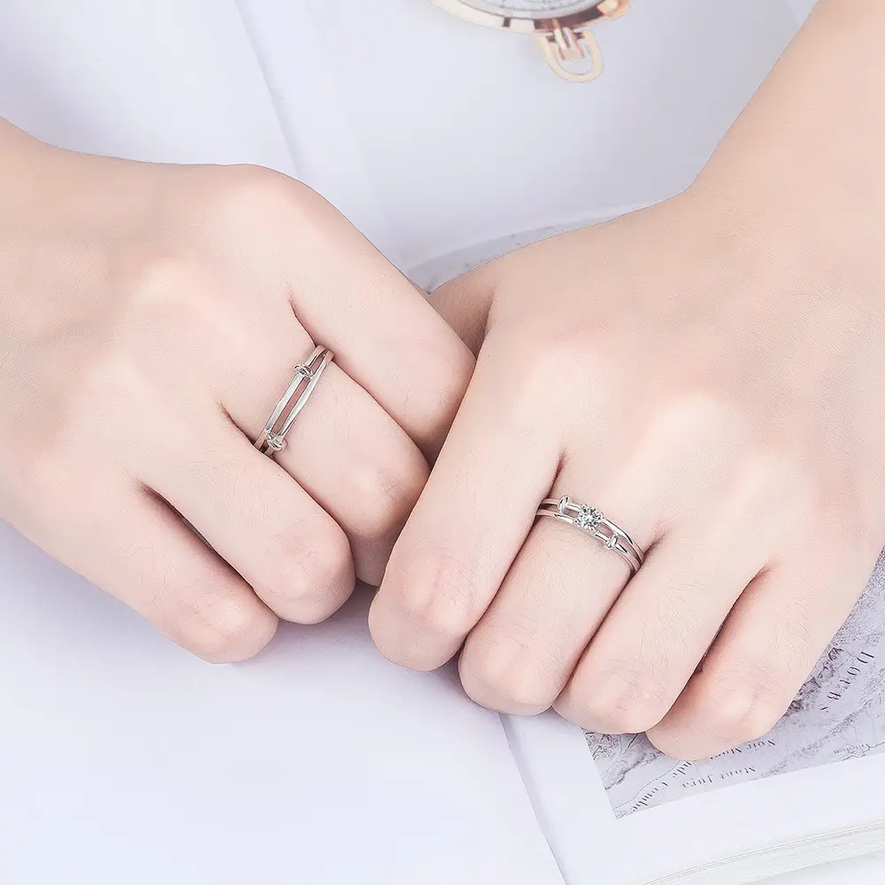 Weihua Holding Child's Hand Ring Men's and Women's Index Finger Ring - Image 2
