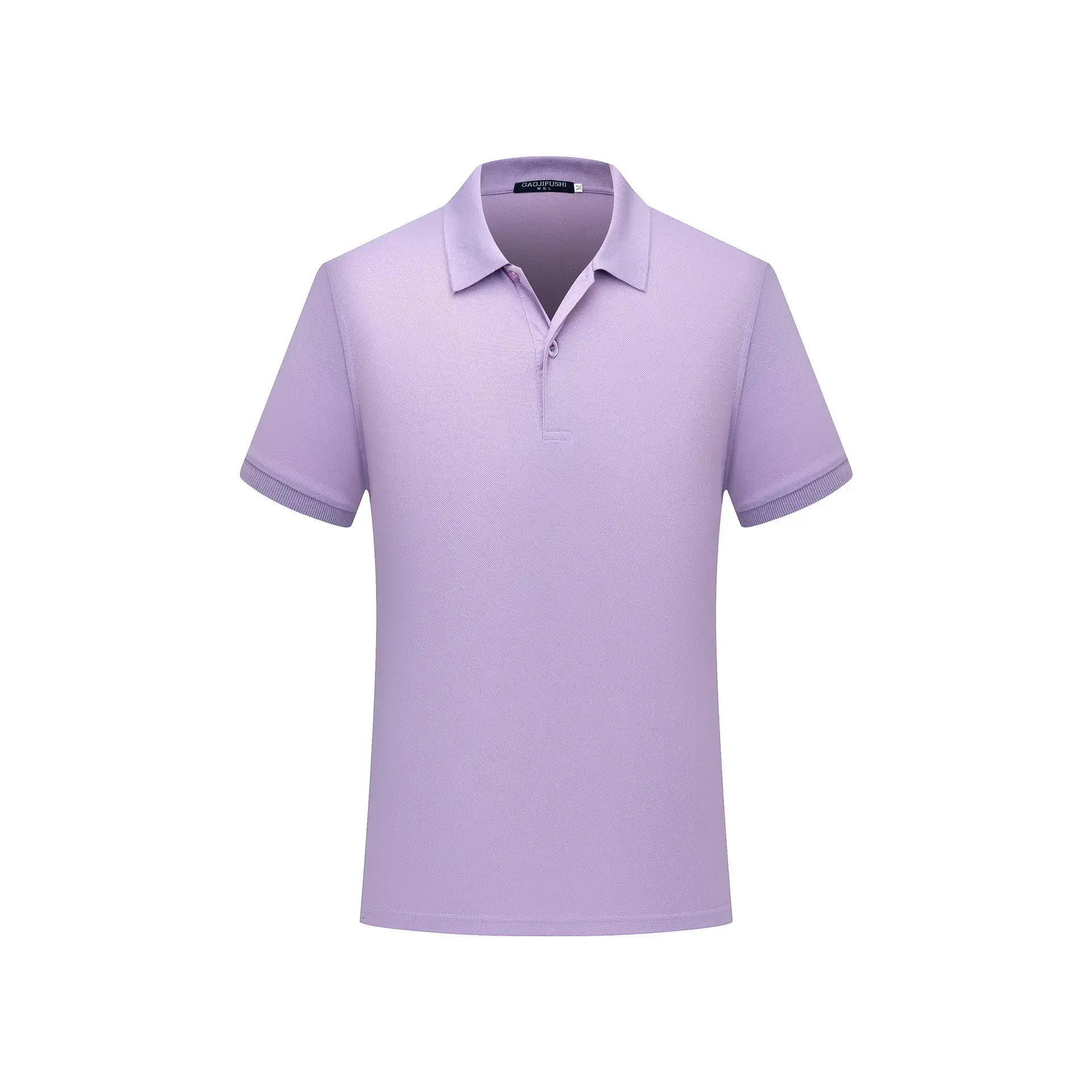 Men Navy Polo Shirt Short Sleeve Cotton Pearl Color - Image 10