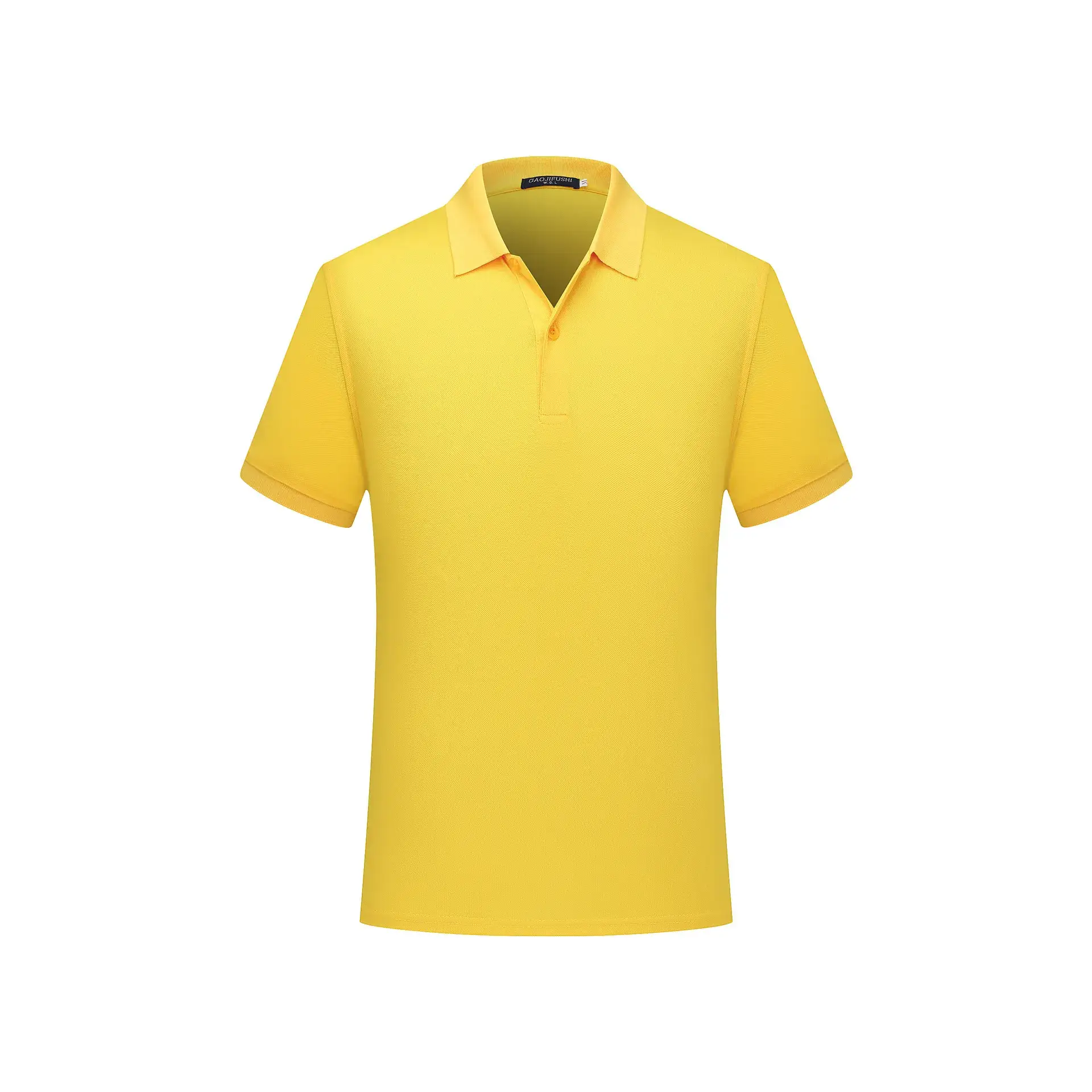 Men Navy Polo Shirt Short Sleeve Cotton Pearl Color - Image 4
