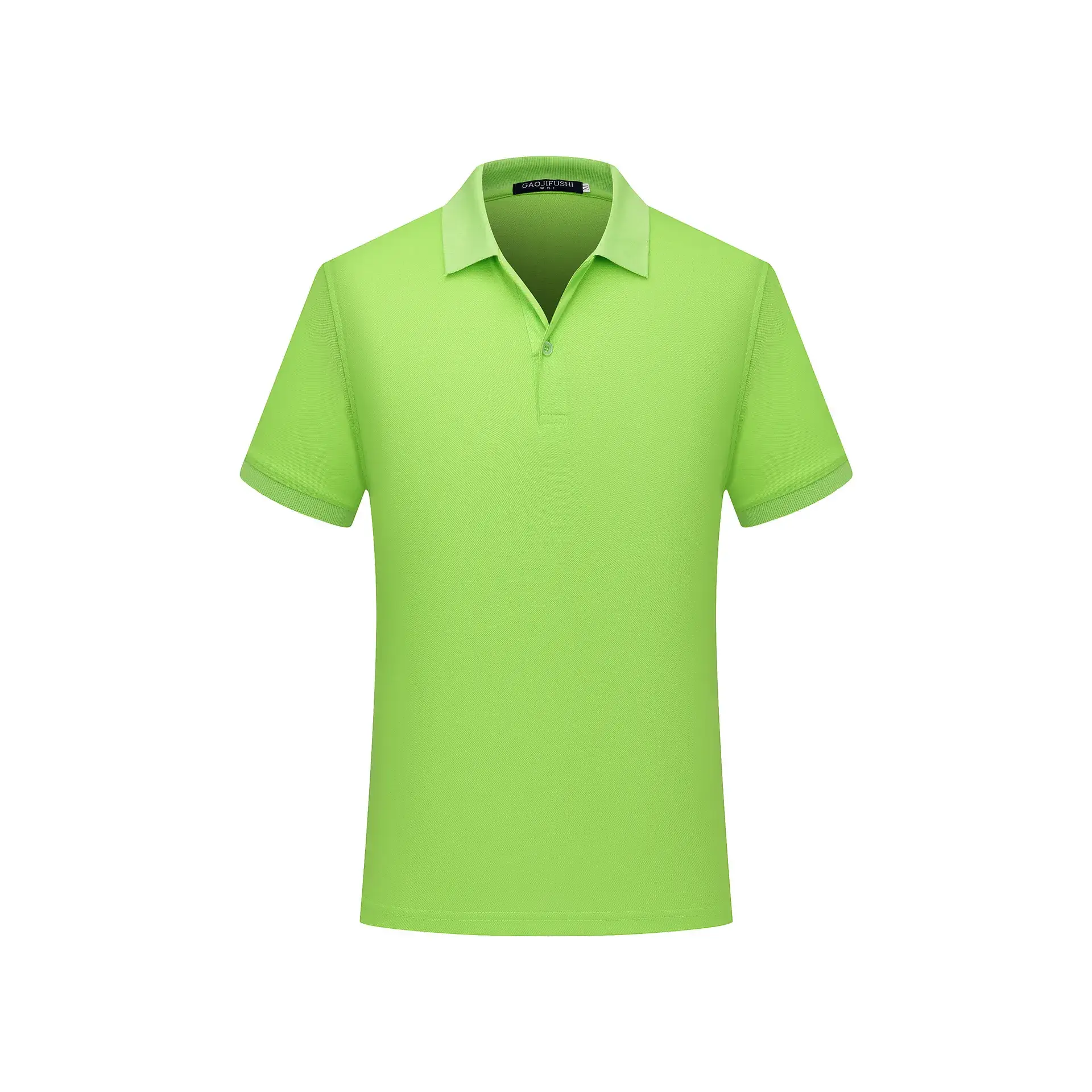 Men Navy Polo Shirt Short Sleeve Cotton Pearl Color - Image 9