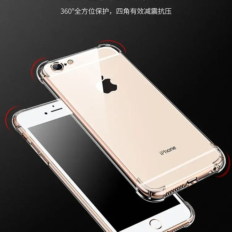 Transparent iPhone 15 Protection Case with Anti-Fall & Anti-Shock Design - Image 5