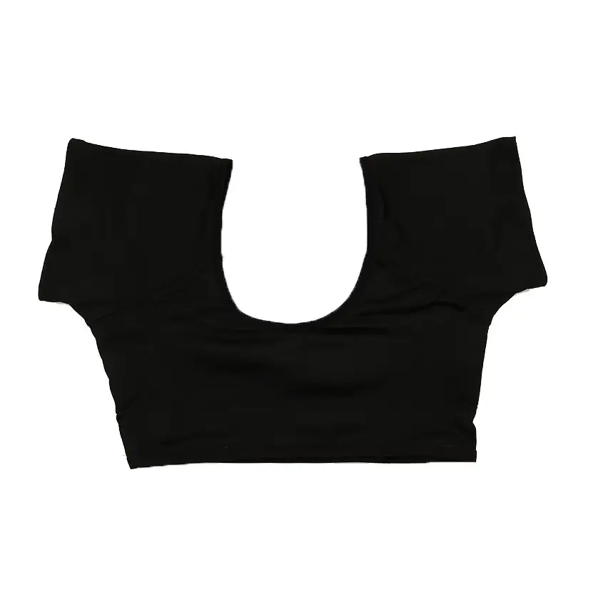 Sy08032-2 Sweat-Absorbent Short-Sleeved Shirt, Washable, Elastic, Large Underarm Sweat-Absorbent, Thin Style
