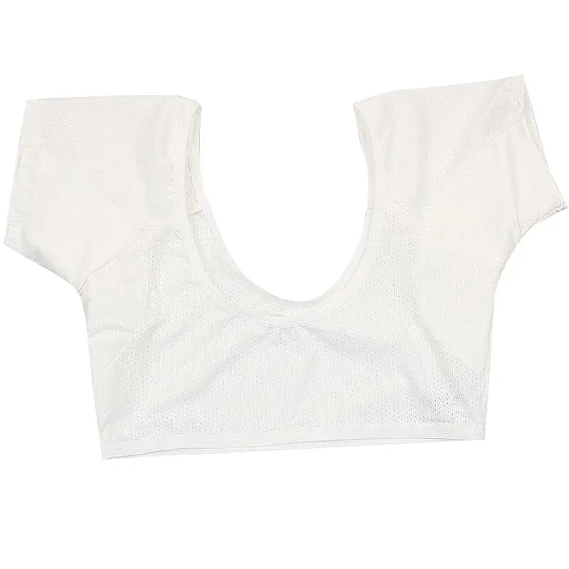 Sy08032-2 Sweat-Absorbent Short-Sleeved Shirt, Washable, Elastic, Large Underarm Sweat-Absorbent, Thin Style