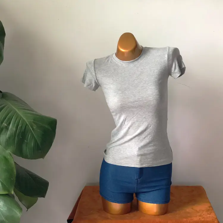 Women Slim Fit T-Shirt Summer Top T-shirt Round Neck - Image 2