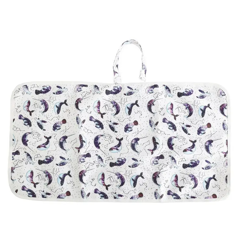 Portable Baby Diaper Changing Pad Foldable Cotton Wave - Image 14