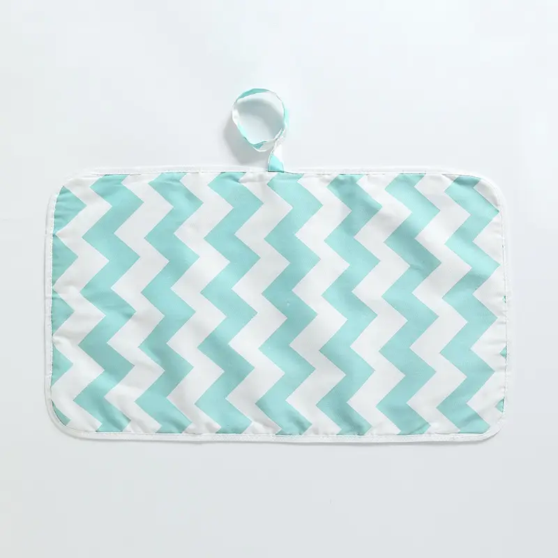 Portable Baby Diaper Changing Pad Foldable Cotton Wave - Image 2