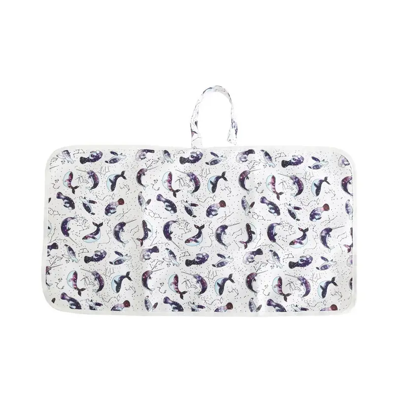 Portable Baby Diaper Changing Pad Foldable Cotton Wave - Image 8