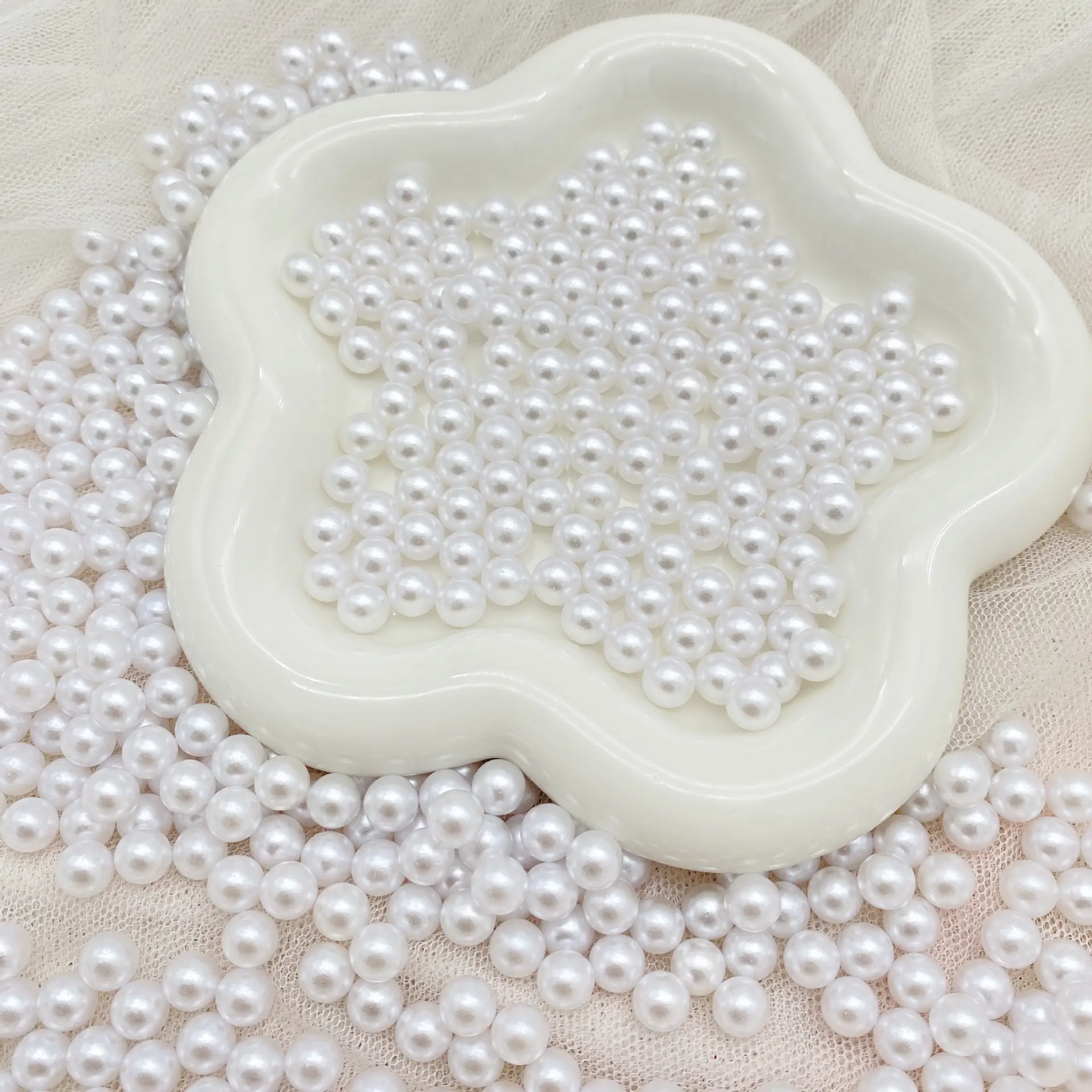 Rice White Pearl Beads Wholesale Pack of 1000 - Image 5