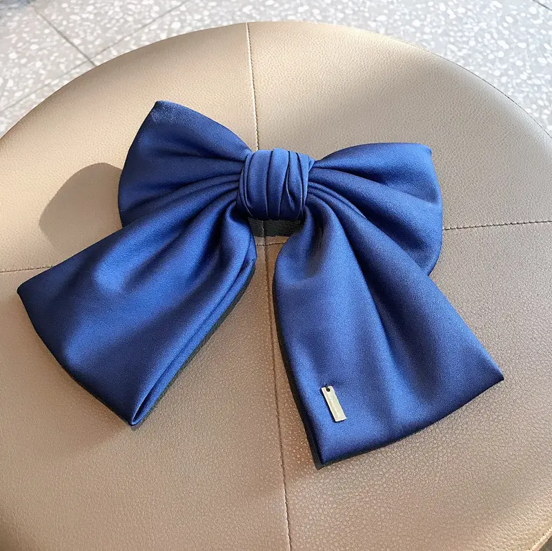 Large Bow Hairpin Fabric Clip Set for Women - Image 6