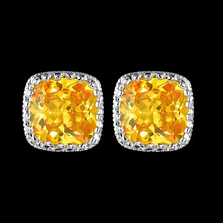 Korean Square Diamond Zircon Earrings for Women — feature 5