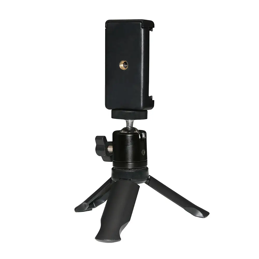Metal Handheld Gimbal Tripod Bracket 11x8cm White — feature 9