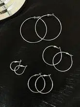 S925 Silver Needle Korean Acrylic Frosted Color Earrings for Women — feature 27