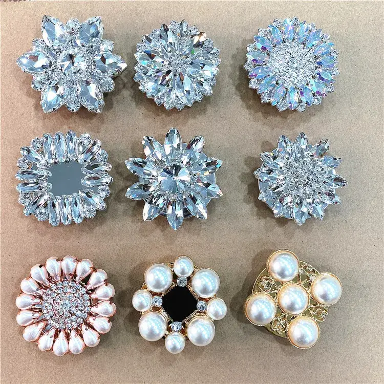 Crystal Flower Decorative Bracket Set of 1 Pc - Image 16