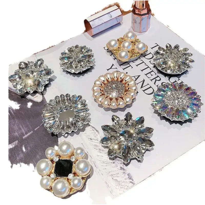 Crystal Flower Decorative Bracket Set of 1 Pc - Image 19
