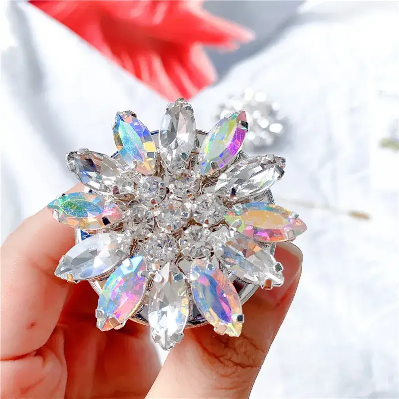 Crystal Flower Decorative Bracket Set of 1 Pc - Image 14