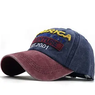 Men's Maroon Washed Letter Baseball Cap — feature 3