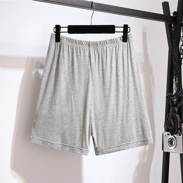 Plus Size Women Grey Elastic Waist Shorts Large - Image 5