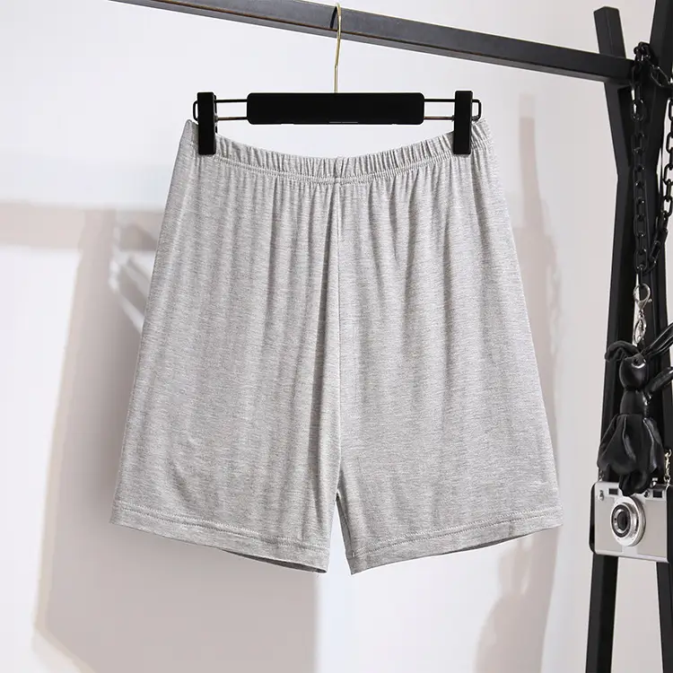 Plus Size Women Grey Elastic Waist Shorts Large - Image 2