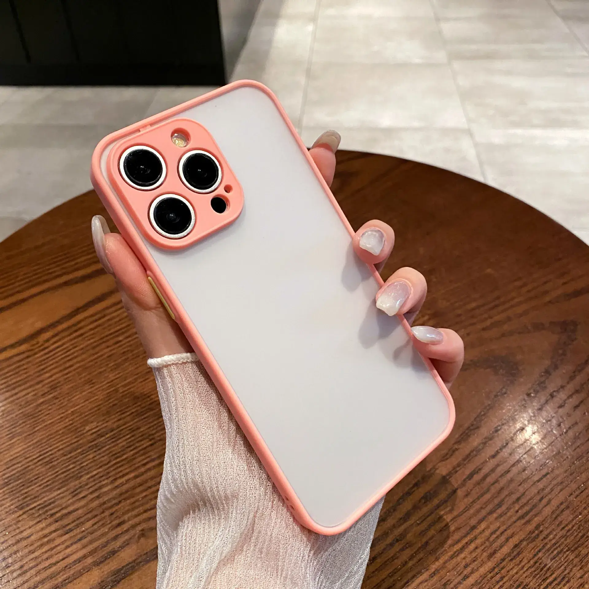 iPhone 16 Frosted Skin Sense Eye Protection Case - Image 13