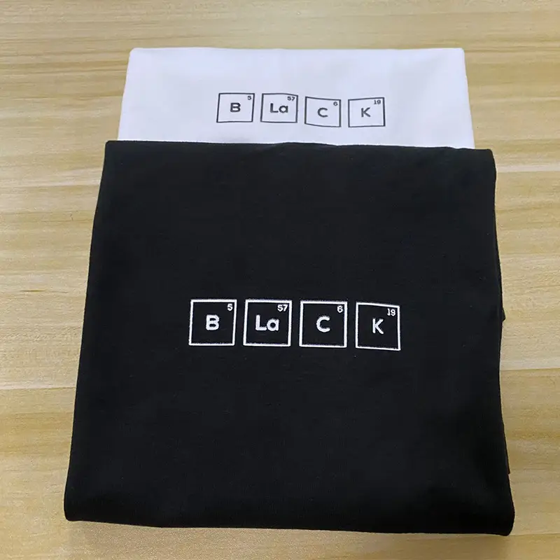 Men White Cotton Letter T-Shirt Youth Summer