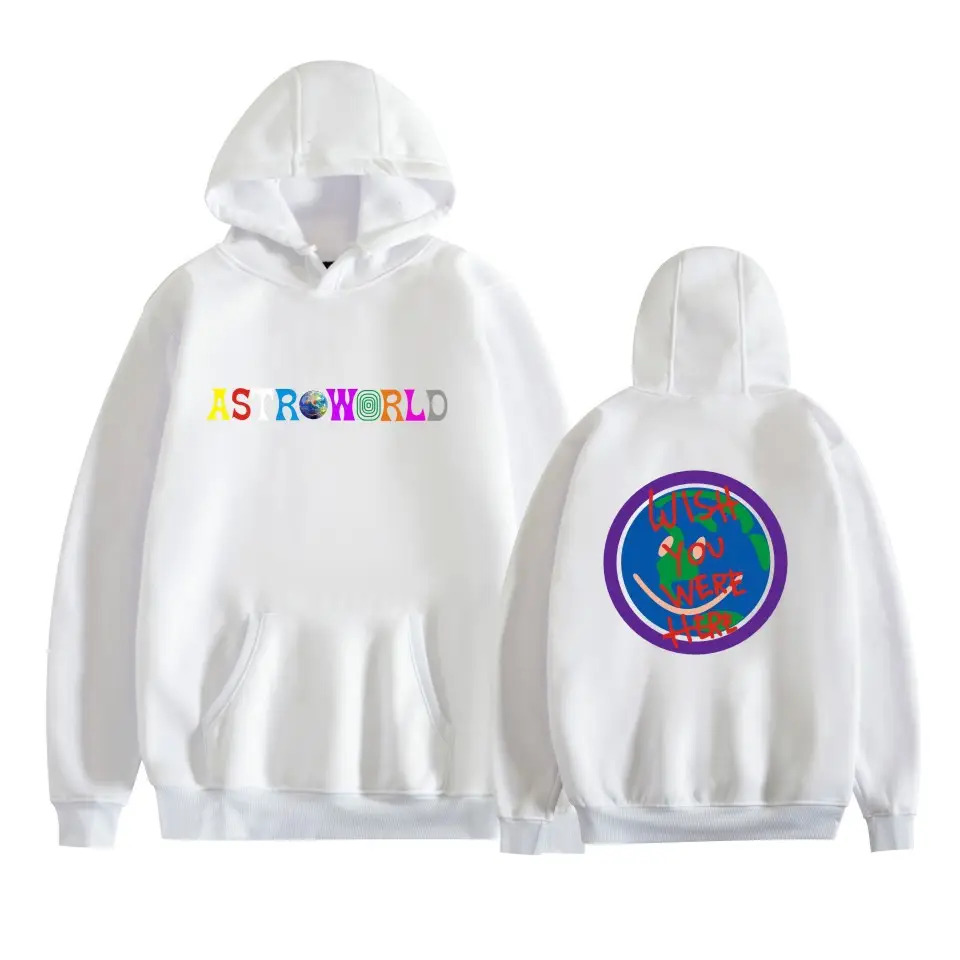 Red Hooded Sweatshirt with Graphic Print for Men Women - Image 7