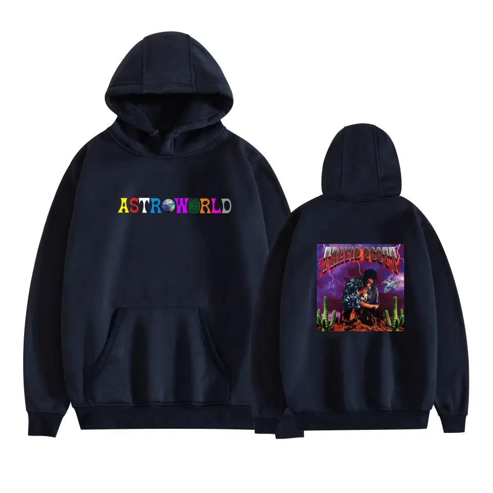 Red Hooded Sweatshirt with Graphic Print for Men Women - Image 21