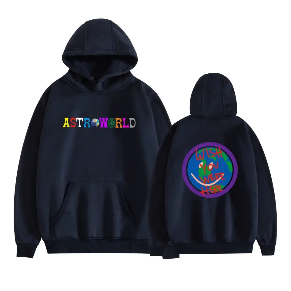 Red Hooded Sweatshirt with Graphic Print for Men Women - Image 9