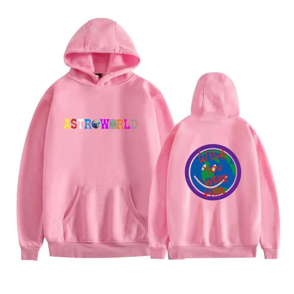 Red Hooded Sweatshirt with Graphic Print for Men Women - Image 10