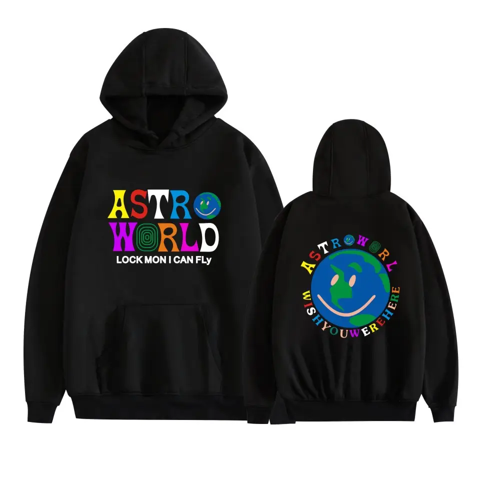 Red Hooded Sweatshirt with Graphic Print for Men Women - Image 12