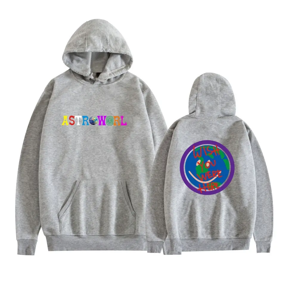 Red Hooded Sweatshirt with Graphic Print for Men Women - Image 8