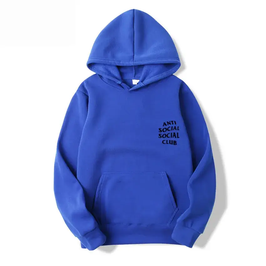 Anti Social Club Hoodie Grey Kanye Style - Image 30