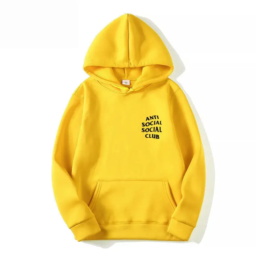 Anti Social Club Hoodie Grey Kanye Style - Image 13
