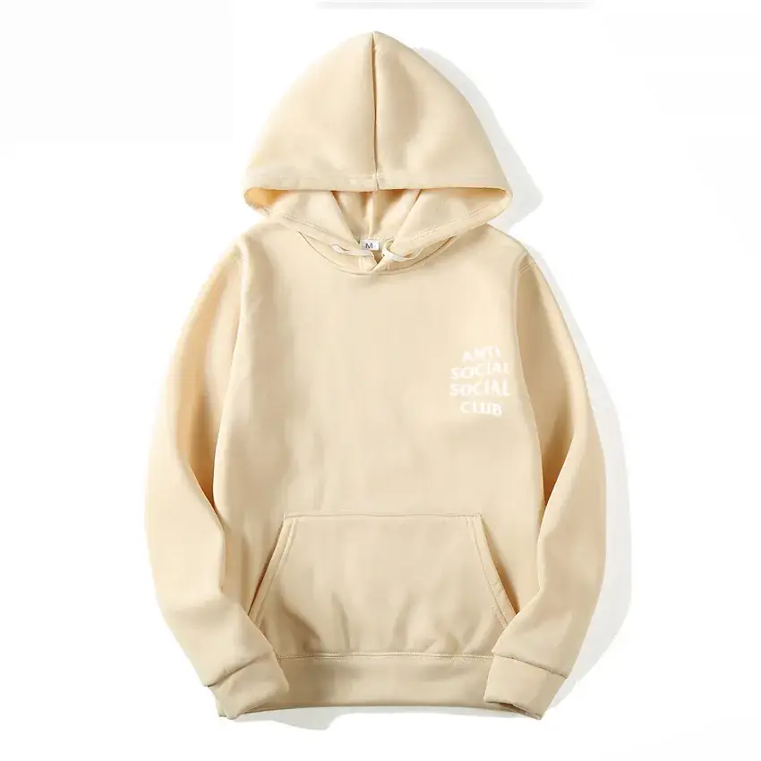 Anti Social Club Hoodie Grey Kanye Style - Image 6