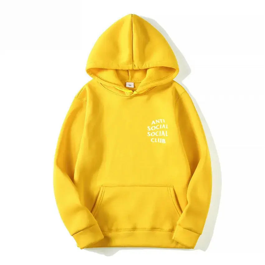 Anti Social Club Hoodie Grey Kanye Style - Image 7
