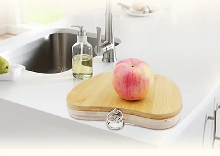 Bamboo Cutting Board for Apple & Knife — feature 5