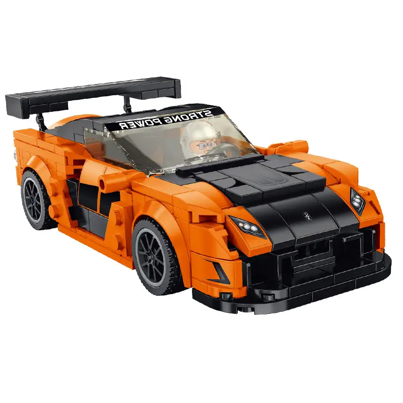 Blue Deformable Racing Toy with Red Stripes - Image 14