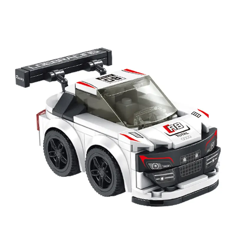 Blue Deformable Racing Toy with Red Stripes - Image 16