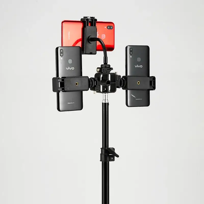 Mobile Phone Live Streaming Bracket Hot Shoe Soft Clip - Image 20