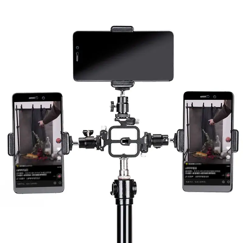 Mobile Phone Live Streaming Bracket Hot Shoe Soft Clip — feature 21