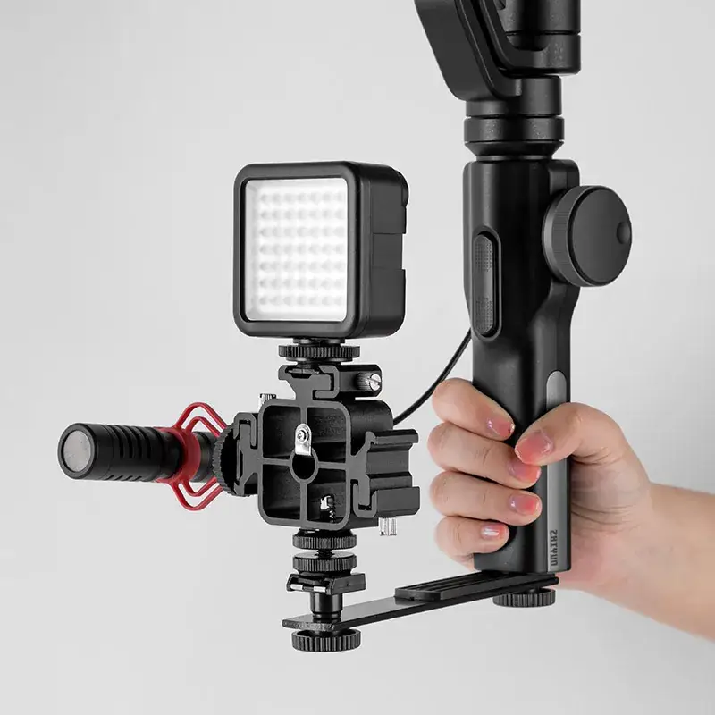 Mobile Phone Live Streaming Bracket Hot Shoe Soft Clip — feature 23