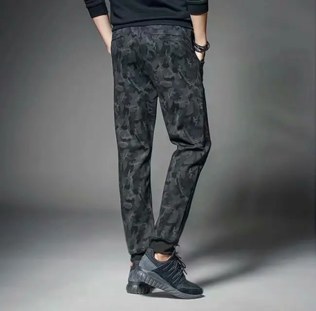 Men's 2020 Camo Cropped Pants Loose Sports Casual - Image 4