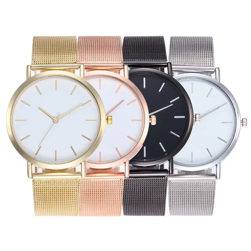 Gold Mesh Strap Women's Quartz Watch — feature 2