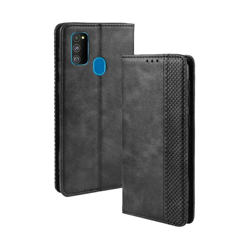 Samsung M31 Leather Magnetic Suction Flip Case - Image 9