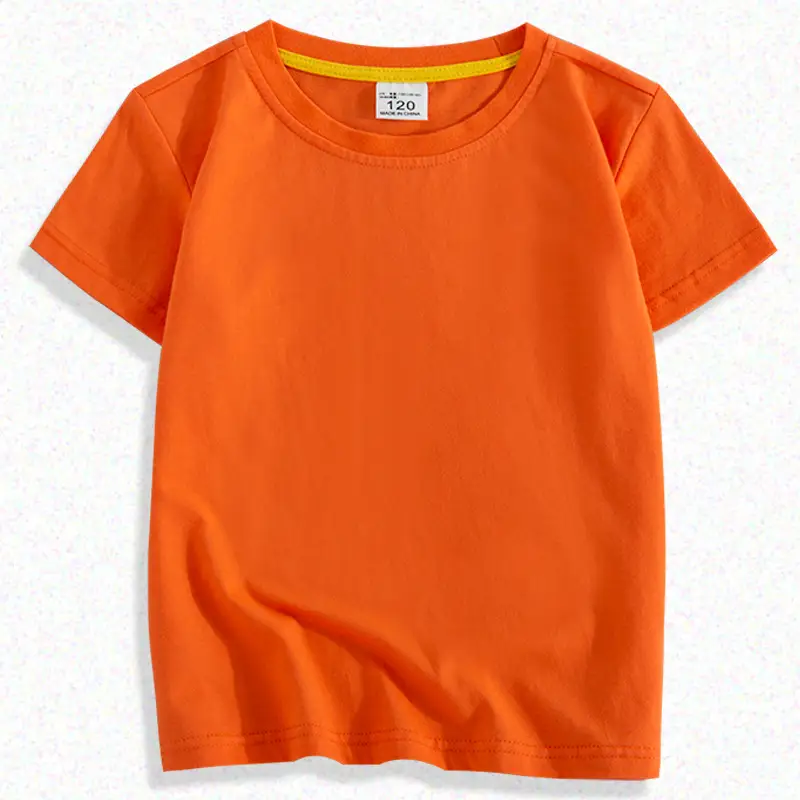 Orange Spot Boys T-Shirt Short Sleeve Round Neck - Image 10
