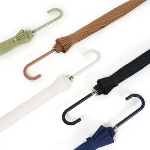 Folding Sun Umbrella Green Wooden Handle Large 70% Off — feature 21