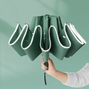 Folding Sun Umbrella Green Wooden Handle Large 70% Off — feature 25