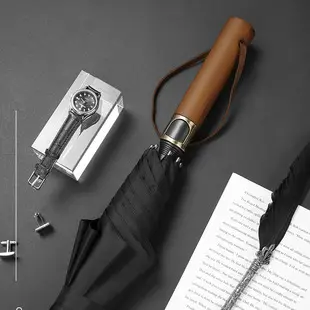 Folding Sun Umbrella Green Wooden Handle Large 70% Off — feature 26