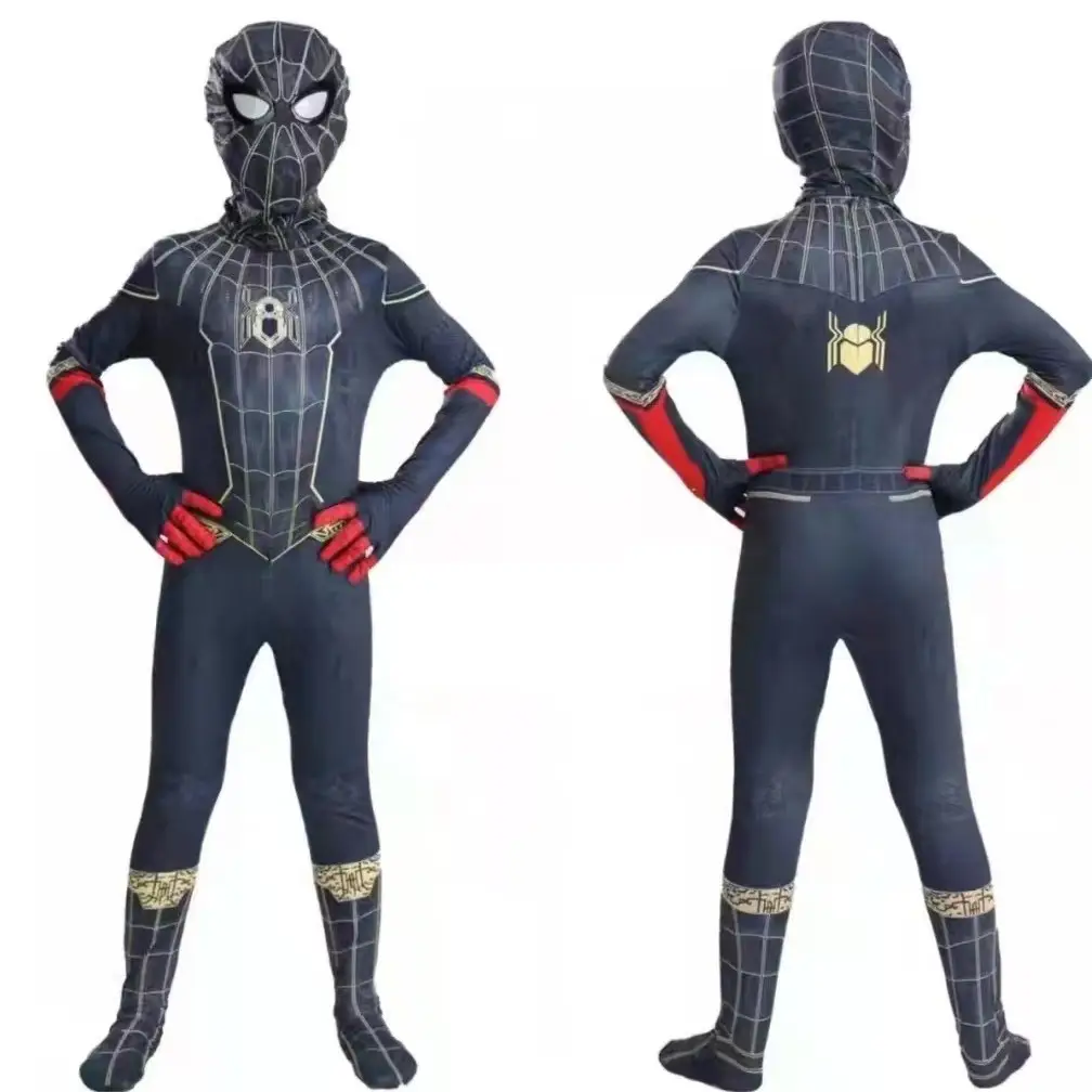 Spider-Man Black Suit Kids Adult Performance Costume - Image 15