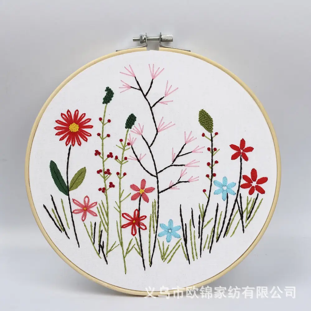 Cross-Border Embroidered Floral Design for DIY Home Decor - Image 2